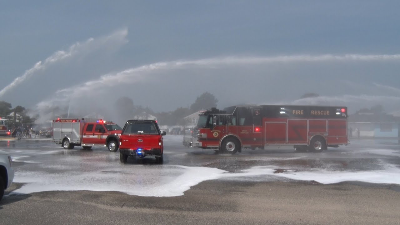 West Babylon,Ny Fire Department Double Wetdown