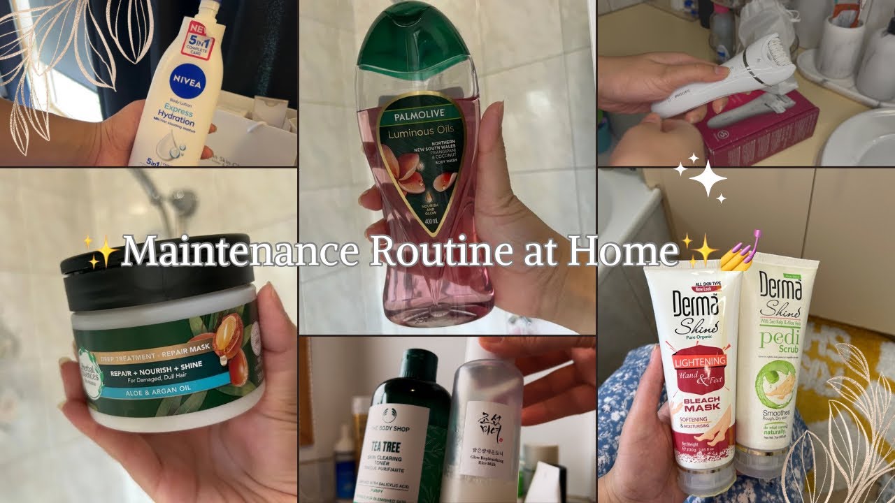 SELF CARE AT HOME/ SELF MAINTENANCE ROUTNE AS A MOM ✨ || SELF GROOMING TIPS💅 