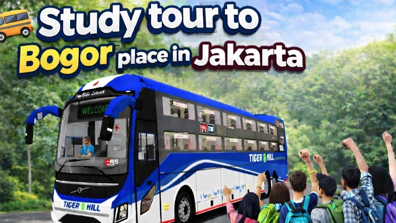 Study tour to bogor place in jakarta with volvo 9600s heavy driving 😱 | @hardvjff 