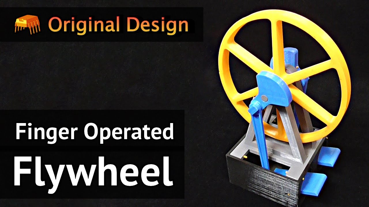 3D Print & Build: Finger Flywheel Engine