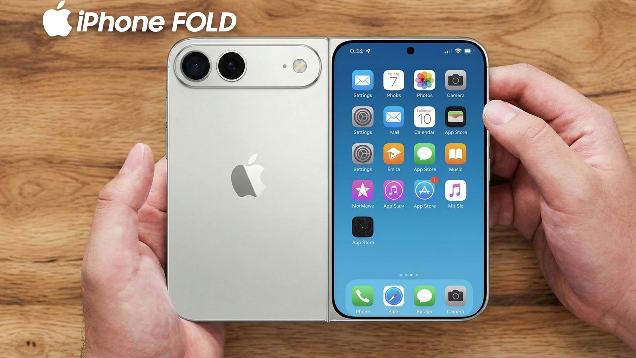 iPhone FOLD: умный дизайн от Apple на 2026 год.