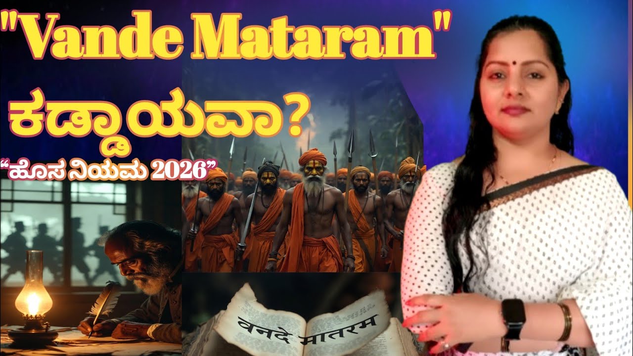 Vande Mataram ಕಡ್ಡಾಯವಾ? ಶಾಲೆ & ಥಿಯೇಟರ್‌ನಲ್ಲಿ ರಾಷ್ಟ್ರಗೀತೆ ಜೊತೆ ಹಾಡಬೇಕಾ? | Feb 11 New Rules 2026