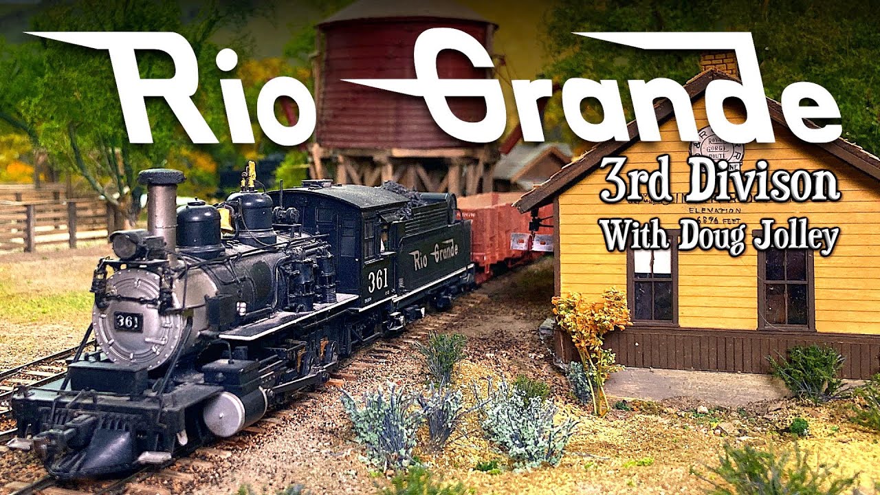 D&RGW 3rd Division Sn3 Layout Tour with Doug Jolley