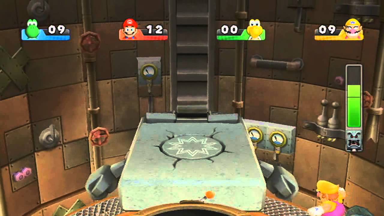 Mario Party 9 - Boss Battle - Whomp Stomp