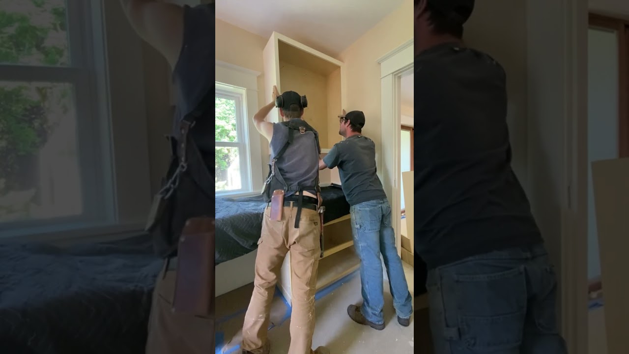How to hang upper cabinets 