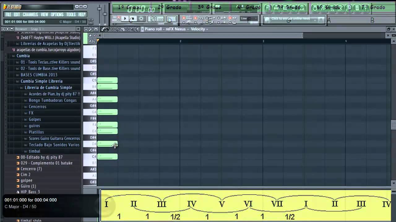 FL Studio Formacion de Acordes y Escalas