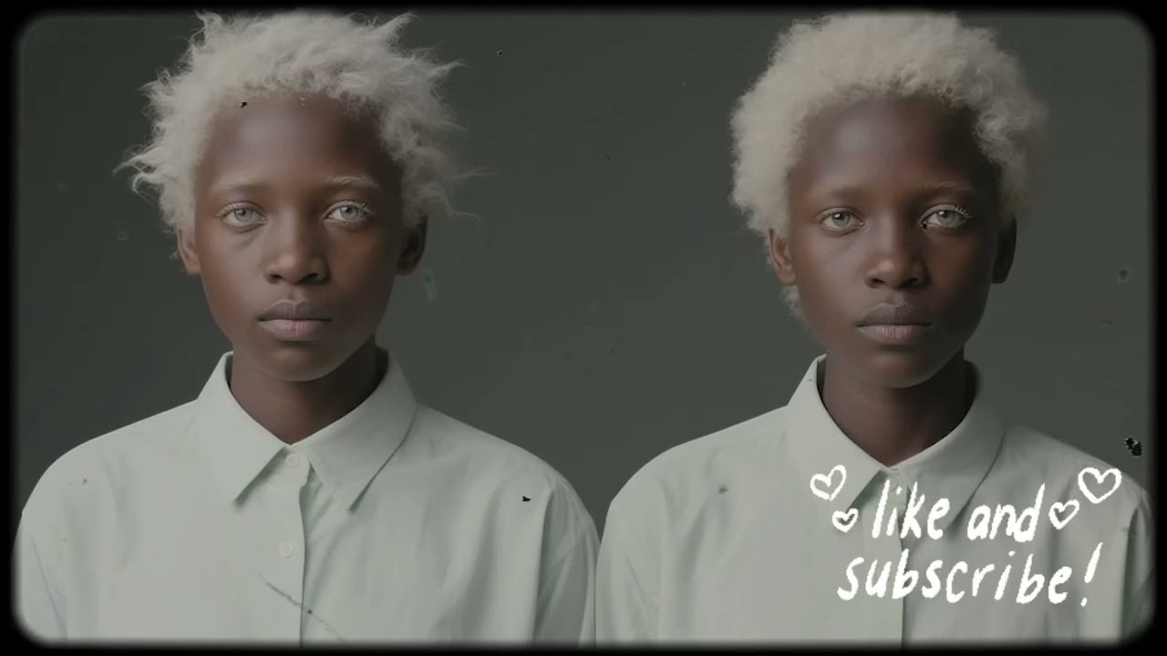 The Black Albino Twins from Alabama Chosen for a Scientific Experiment No One Could Explain (1875)