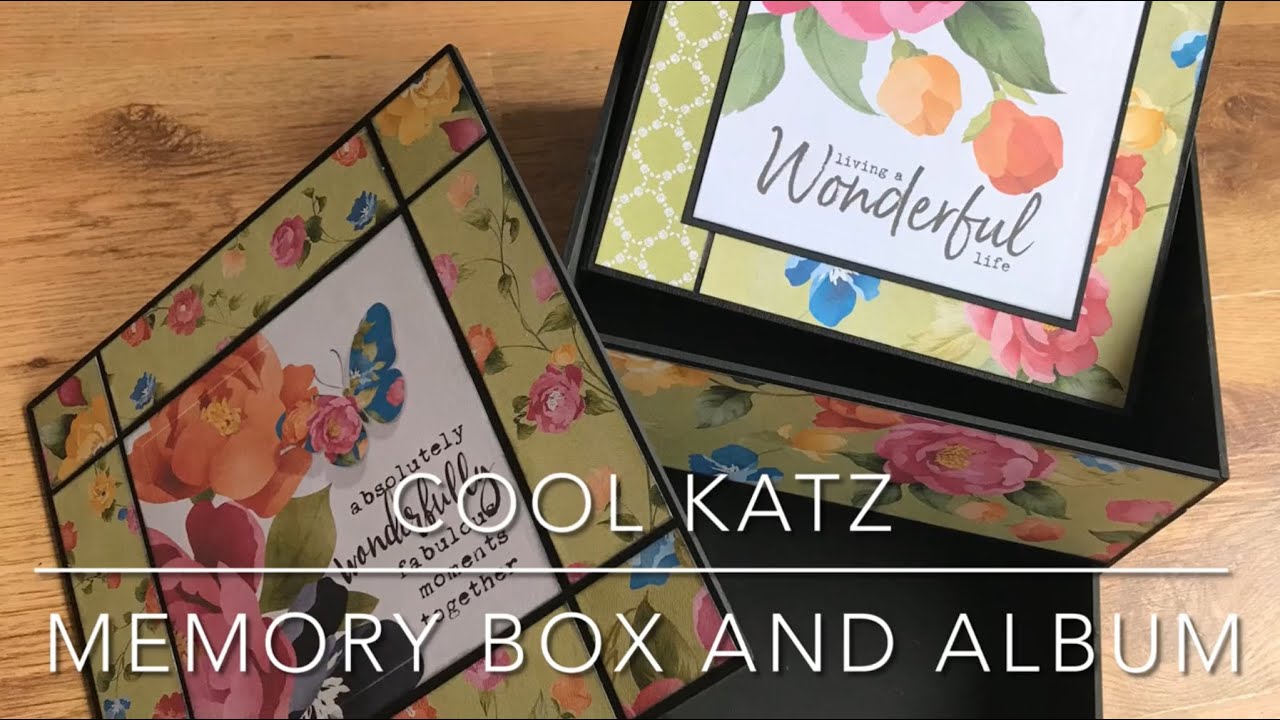Memory Box With Drawer and Album using @CoolKatzCraft  Kit and Dies