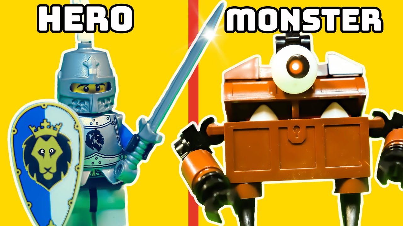 Я сделал БИТВУ 30 БЛОГЕРОВ из LEGO в МИРЕ Фэнтези !
