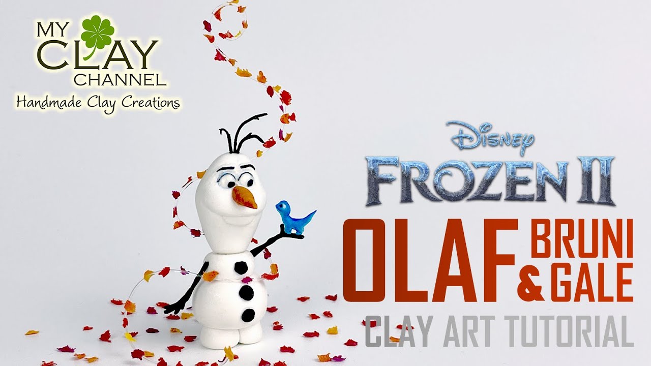 How to make Olaf, Bruni, and Gale - Frozen 2 - Clay Art Tutorial
