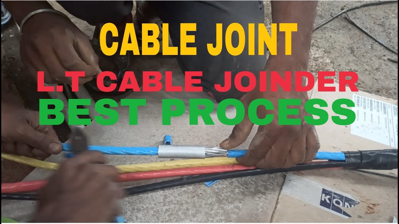 Lt cable joint # High voltage cable joint # electrical cab