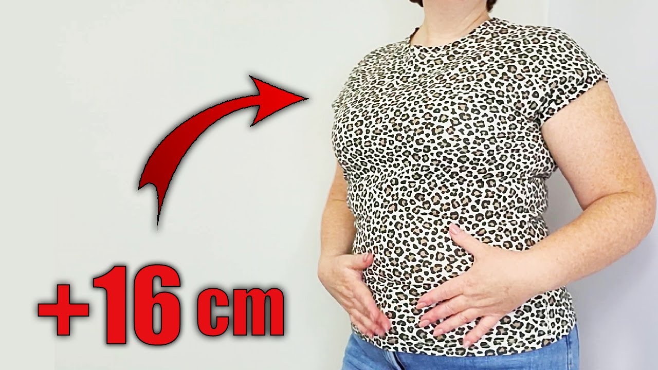 ⭐Удивительный Швейный ТРЮК: Как незаметно Увеличить футболку на 16 см
