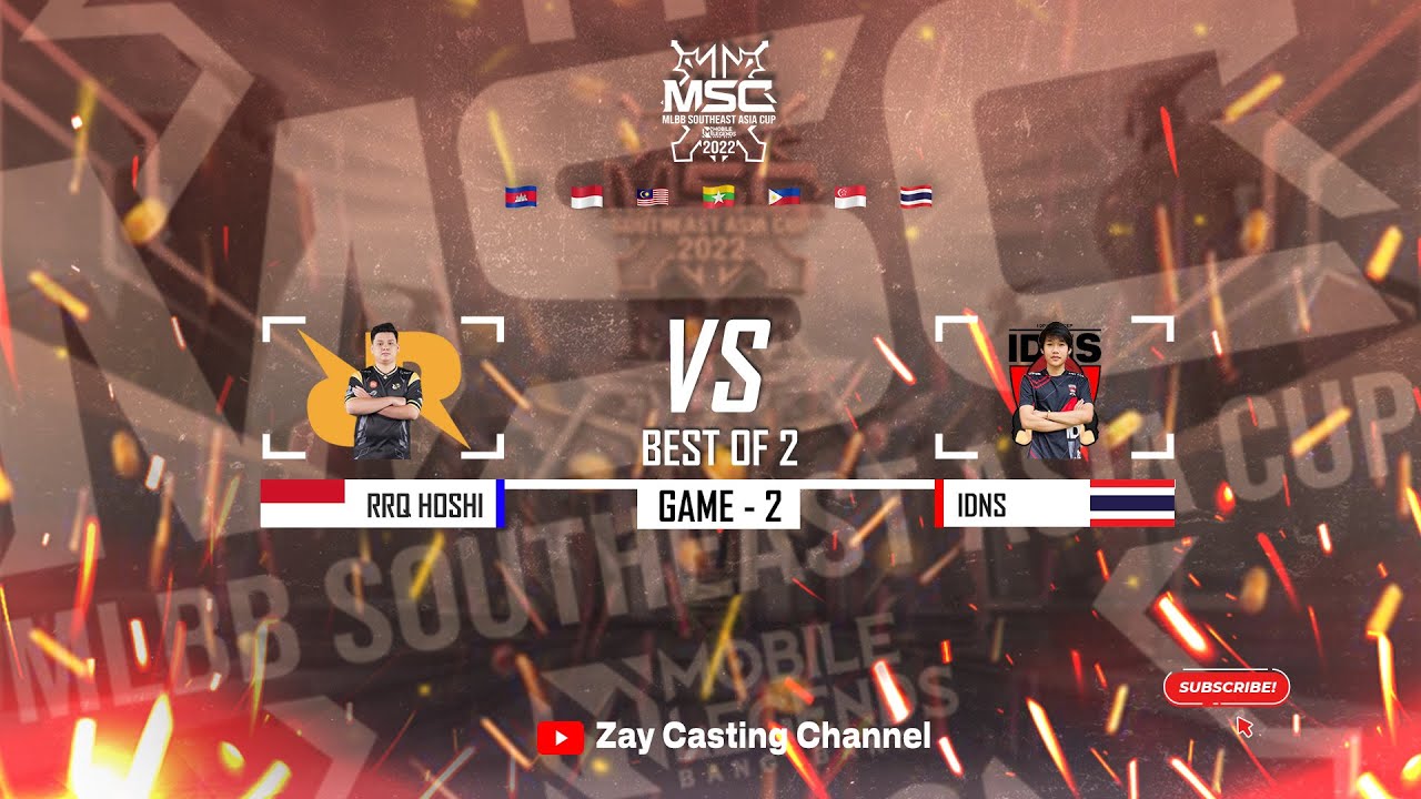 [Game - 2] RRQ Hoshi vs IDNS MSC 2022 Day 2