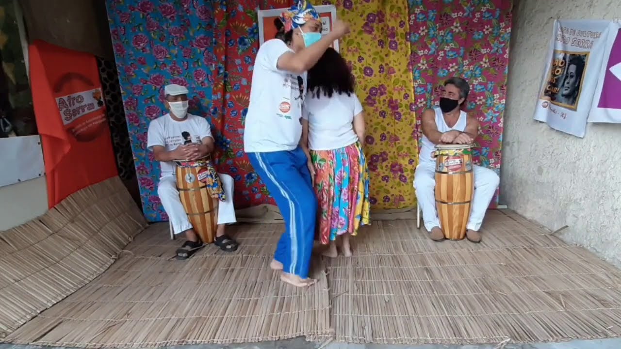31/08/2020 - OFICINA DE PASSOS DE JONGO COM O GRUPO AFRO SERRA
