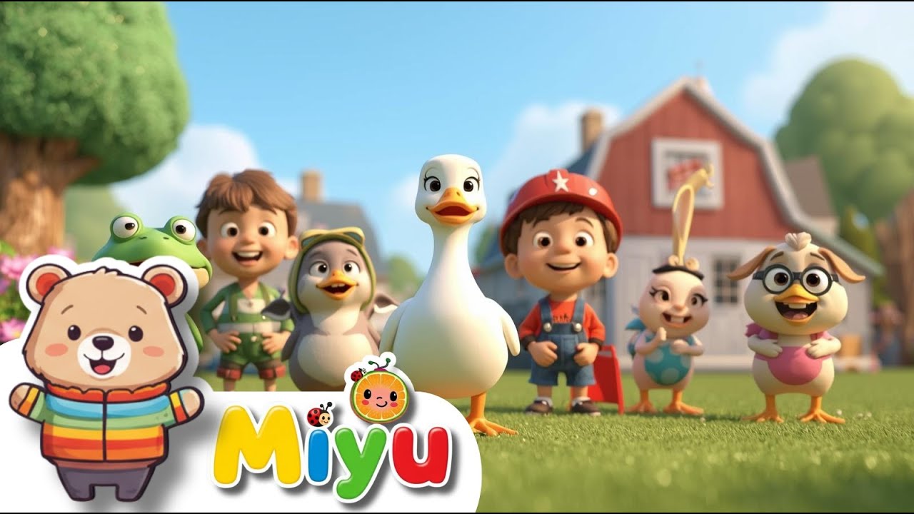 🎵 Nella Vecchia Fattoria + 5 Canzoni Educative! Impara con Miyu - Canzoni per Bambini 🐑🐸🚗