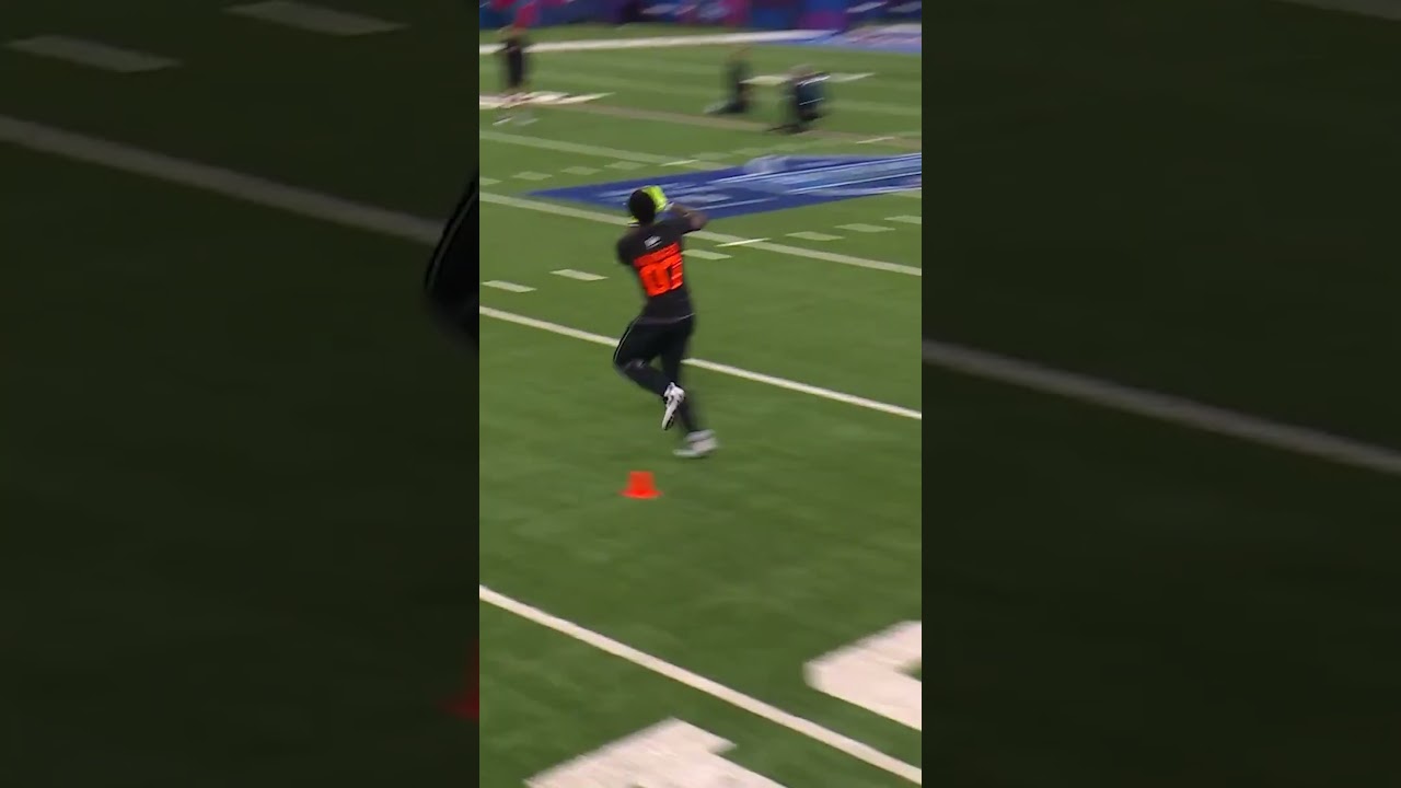 Taylen Green had an impressive NFL Combine outing🙌