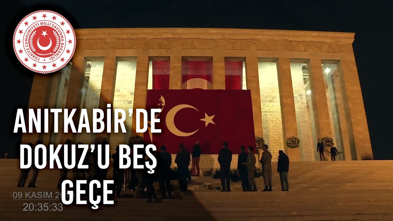 Anıtkabir’de Dokuzu Beş Geçe