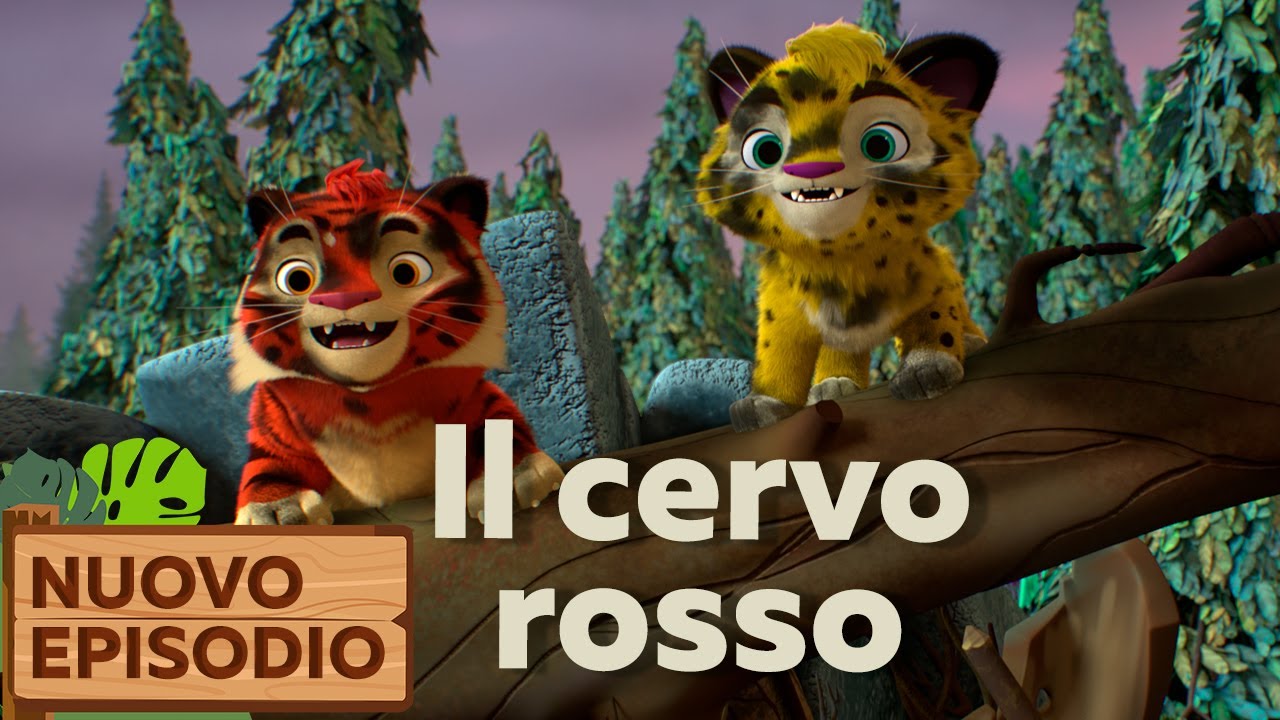 Leo e Tig Italia - cartone animato per bambini 🐆🐯🦌 Il cervo rosso (Episodio 6)🦌