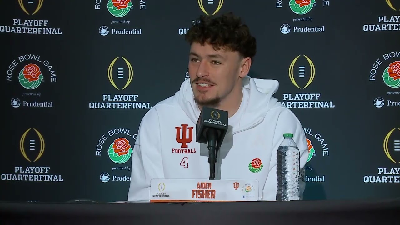 Вопросы и ответы перед матчем Rose Bowl, Эйден Фишер