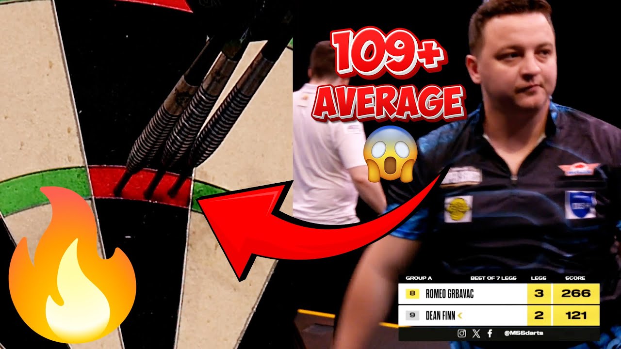 CROATIAN SUPERSTAR! 🇭🇷 | Romeo Grbavac 109+ Average | Full Darts Match
