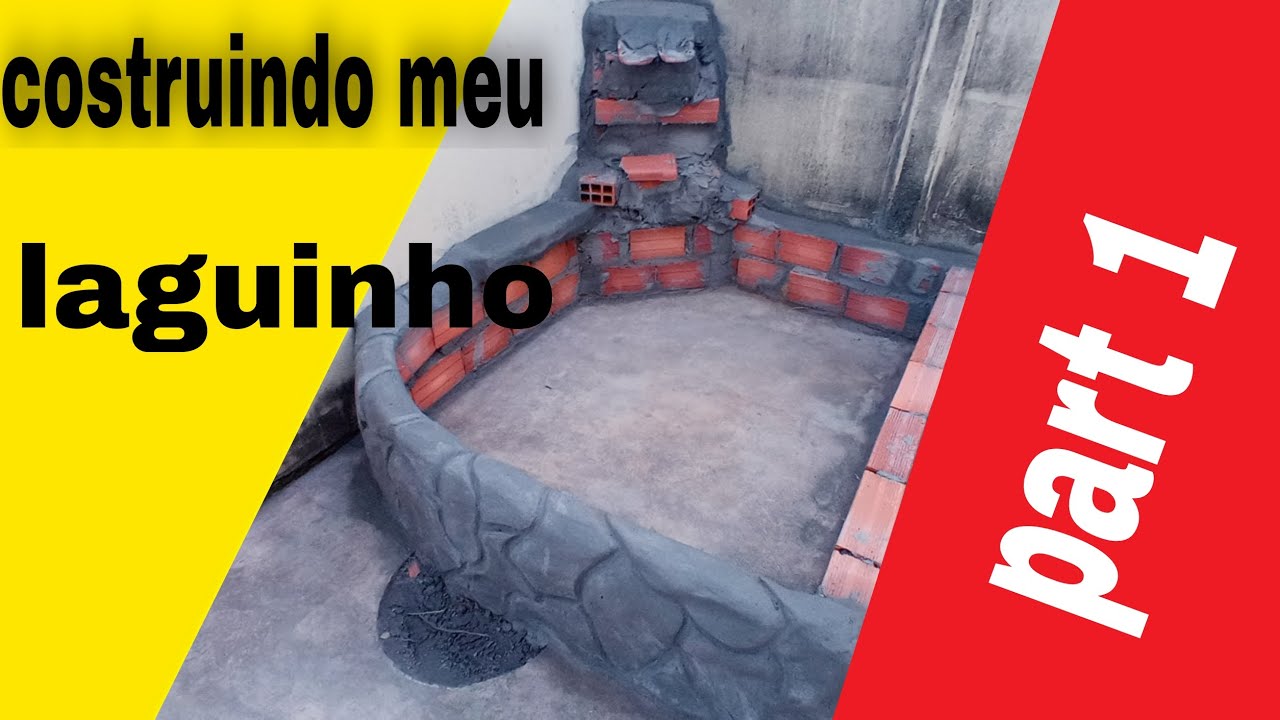 como fazer um lago ornamental passo a passo