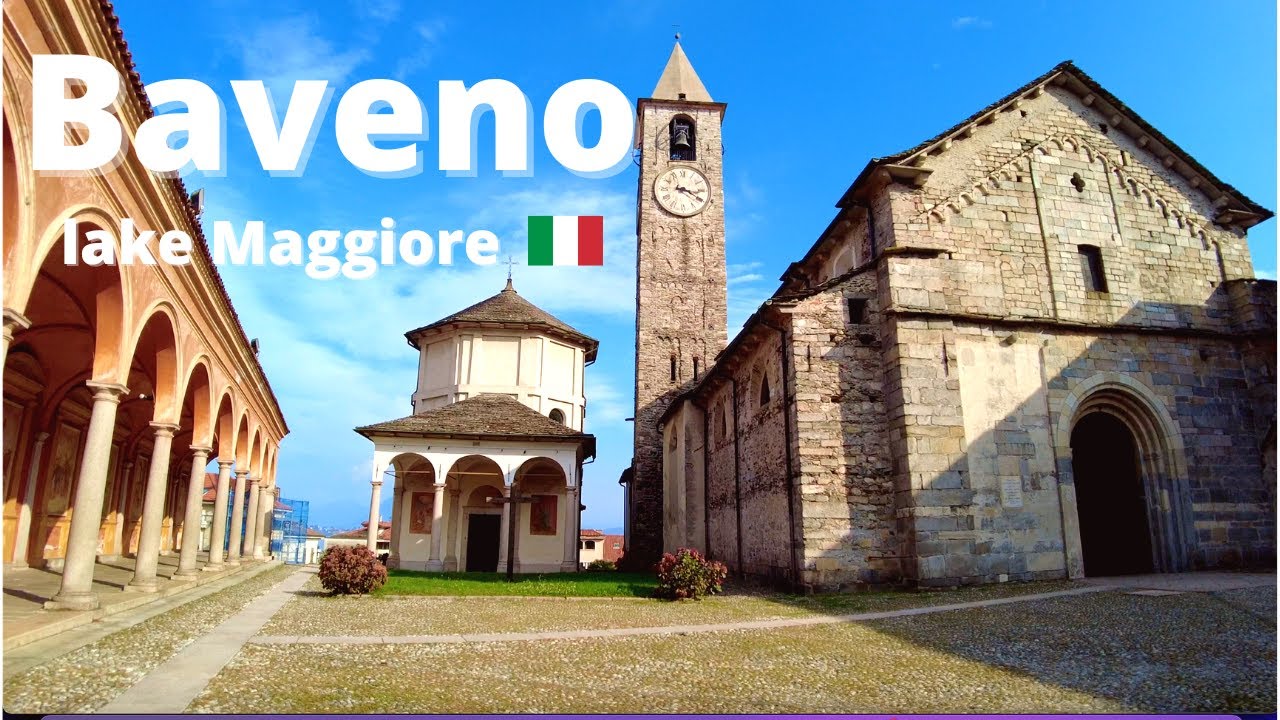 Baveno,Italy 4k walking tour: lake Maggiore and history