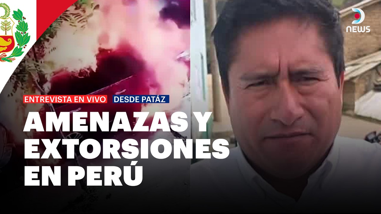 🚨 Perú: envían mensajes intimidatorios con armas y advertencias de muerte al alcalde de Patáz