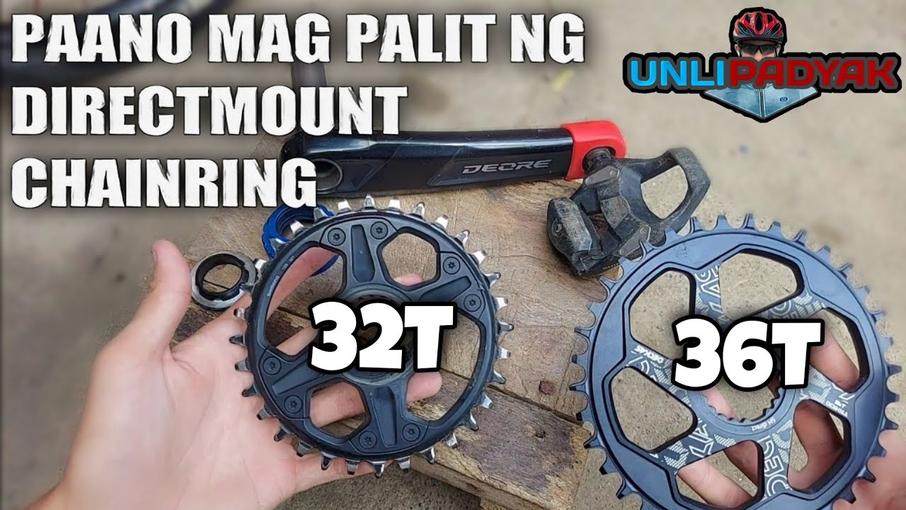 PALIT CHAINRING 32T TO 36T | SHIMANO DIRECT MOUNT CRANK - UNLI PADYAK