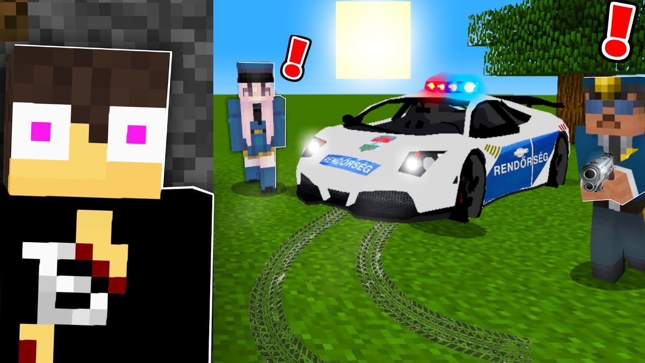 RENDŐRÖK VS BLACK - Minecraft
