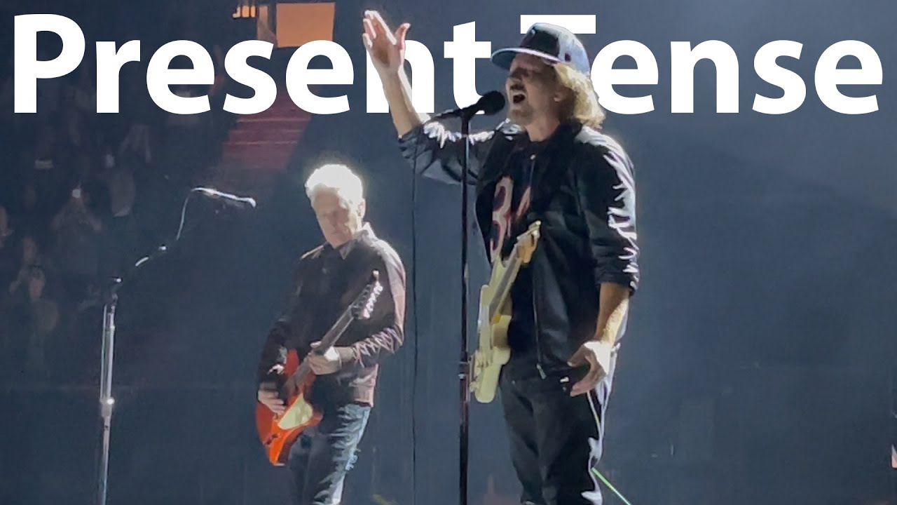 Present Tense - Pearl Jam plays song off their album Yield in Los Angeles on May 22, 2024