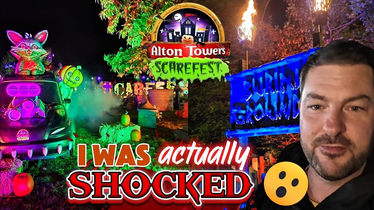 SCAREFEST 2025 at Alton Towers - We were SO SURPRISED 😮 🎃👻
