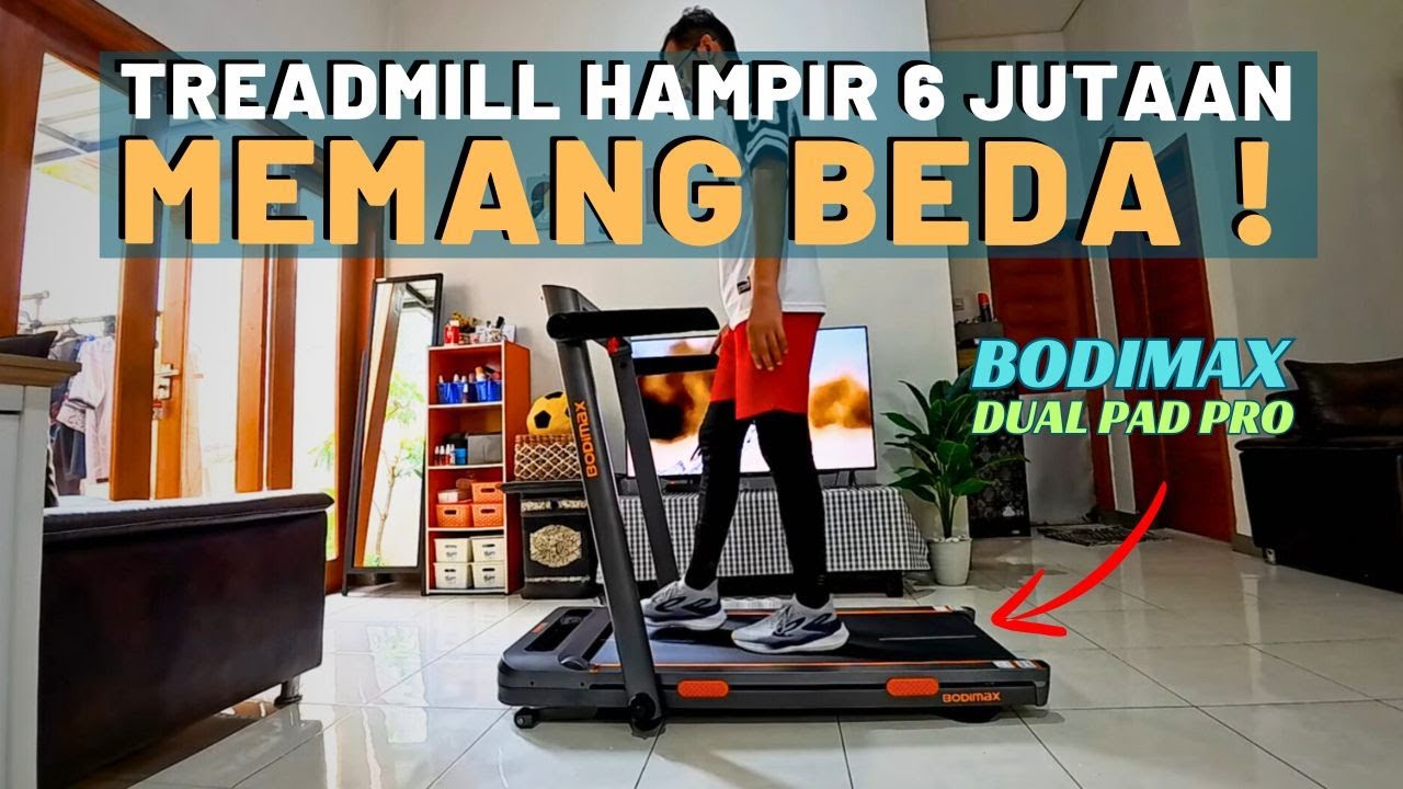 Review Treadmill Bodimax Dual Pad Pro : Bisa Nanjak Otomatis ! 😍🔥