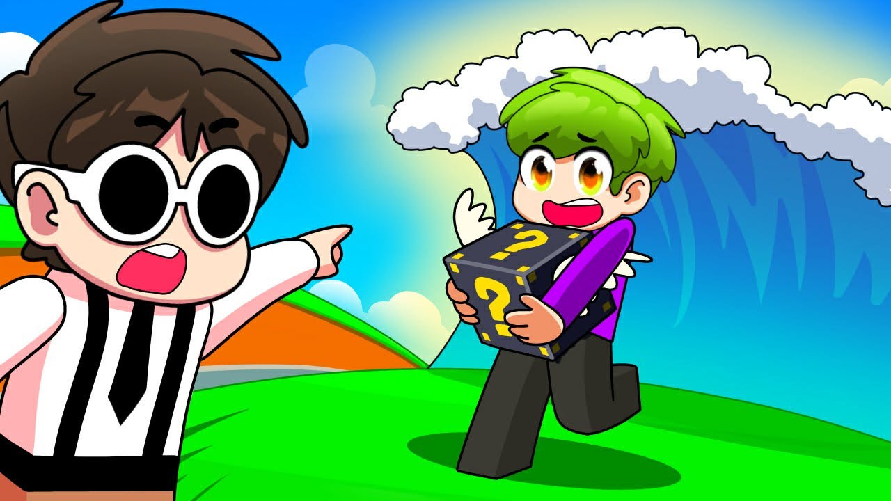 ESCAPING HUGE WAVES for Lucky Blocks! 🌊🎁 | Roblox