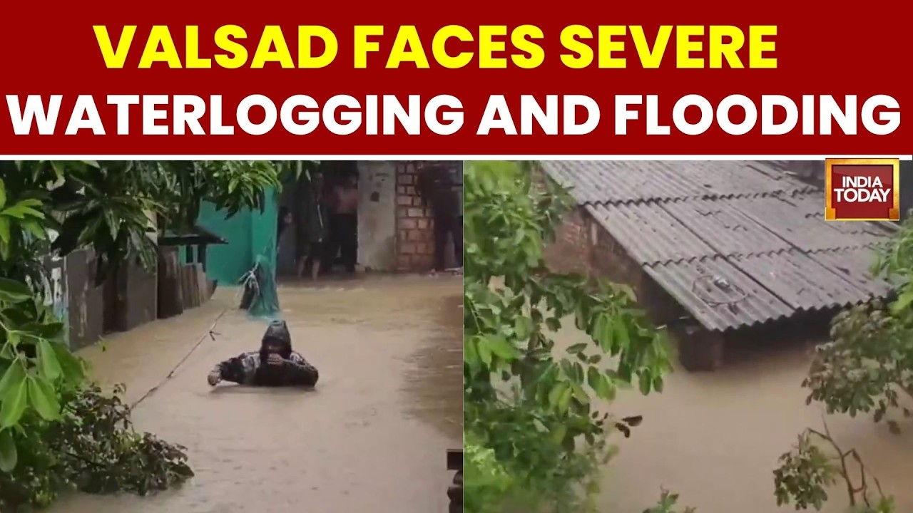 Gujarat Monsoon Fury: Valsad Faces Severe Waterlogging and Flooding | India Today