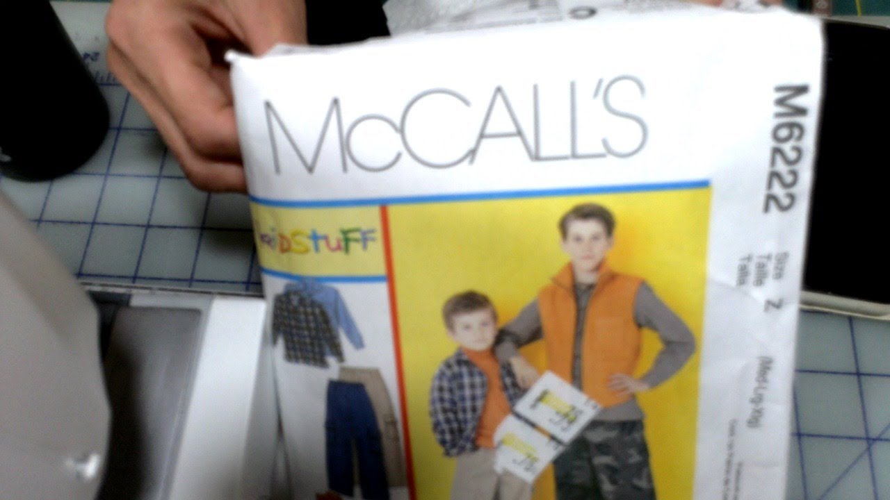 Sewing McCall's M6222 pants