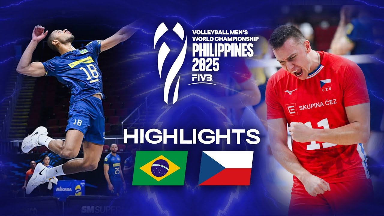 Brazil 🇧🇷 vs. Czechia 🇨🇿 - Highlights | Men's World Championships 2025