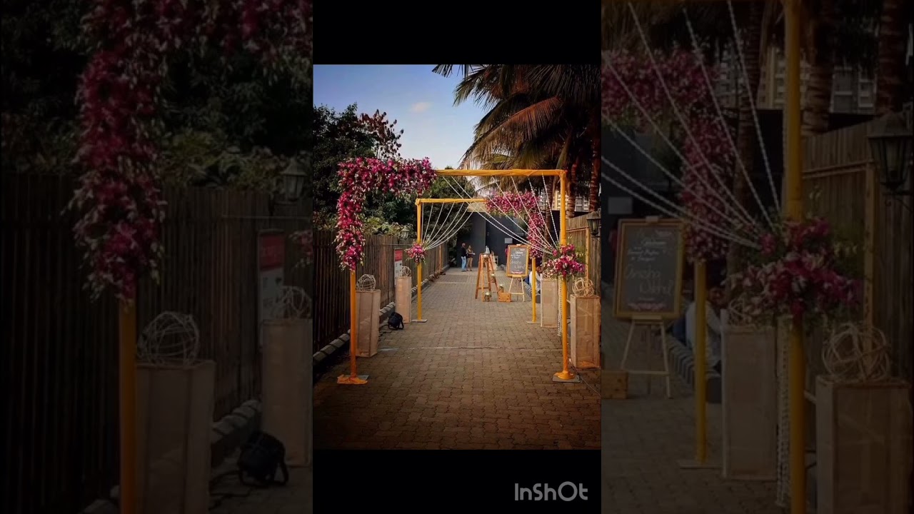 Wedding entrance gate decoration ideas