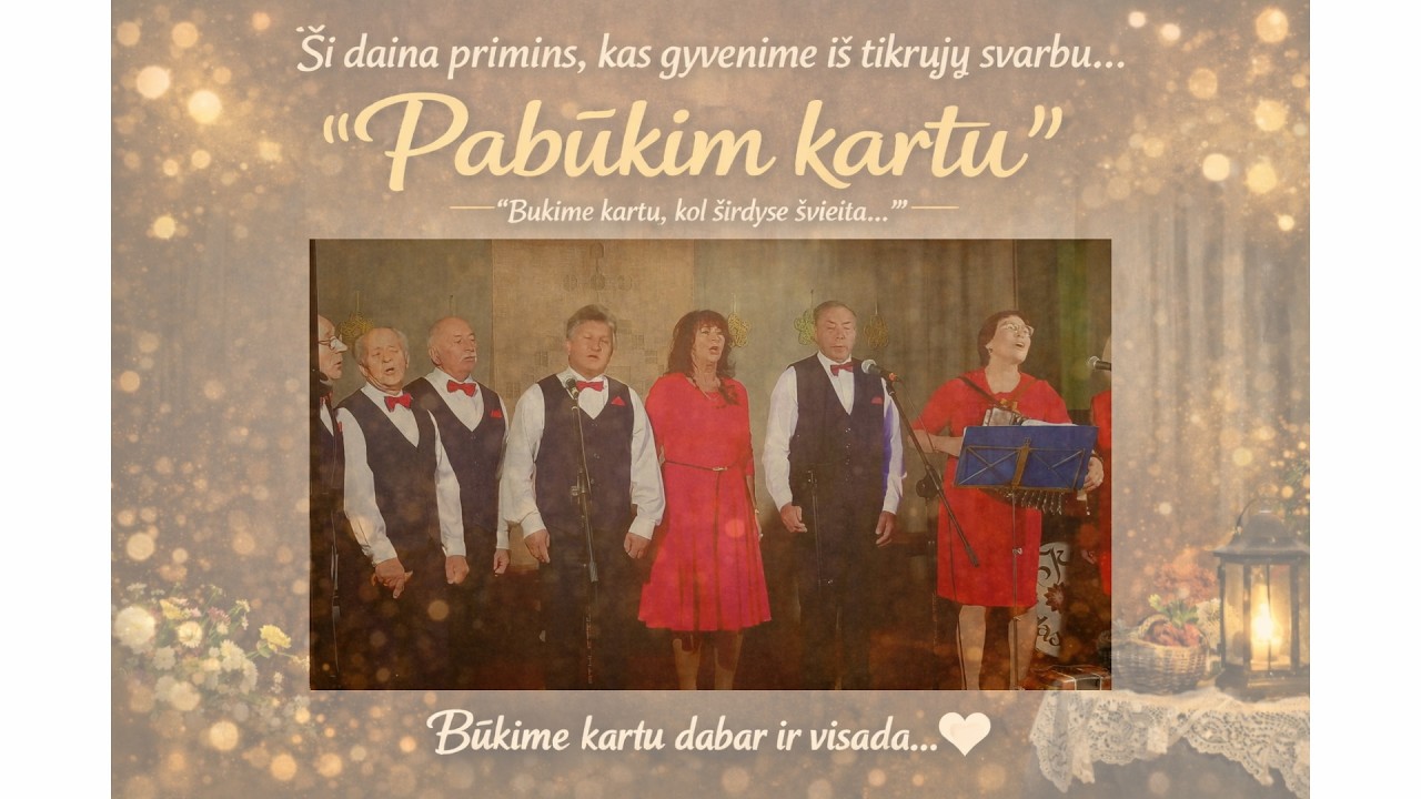 „Ši daina primins, kas gyvenime iš tikrųjų svarbu… | Pabūkim kartu“