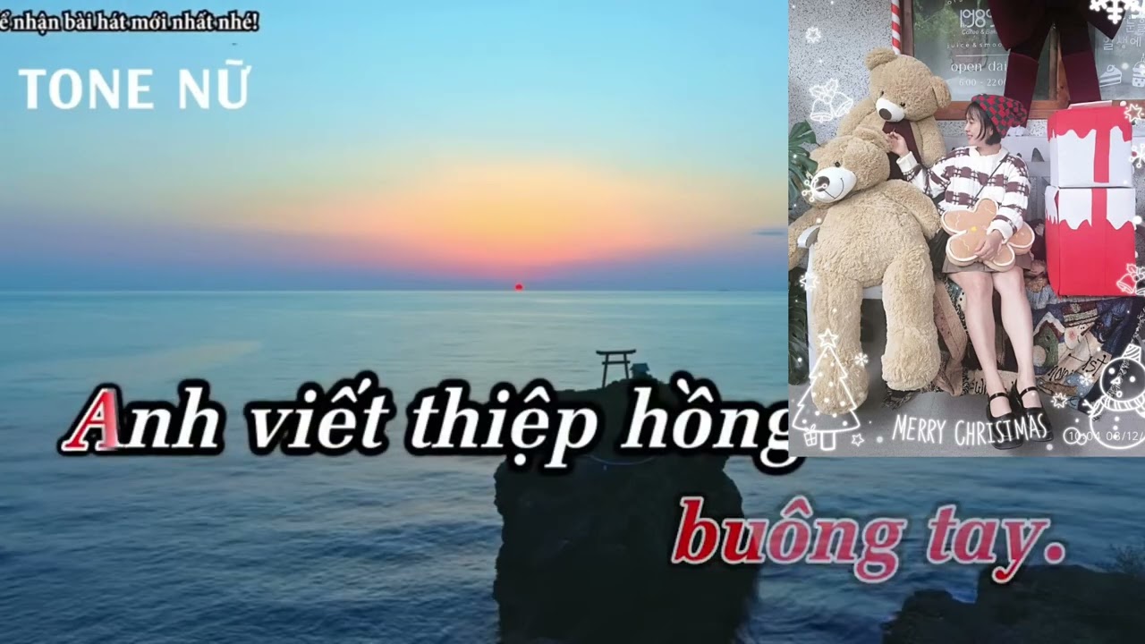 Thiệp Hồng sai tên tone nữ