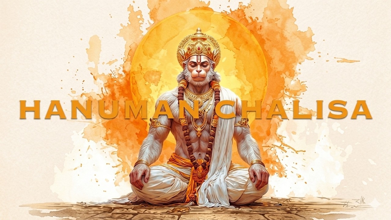 Hanuman Chalisa - Listen every day at night to AVOID NEGATIVITY !!