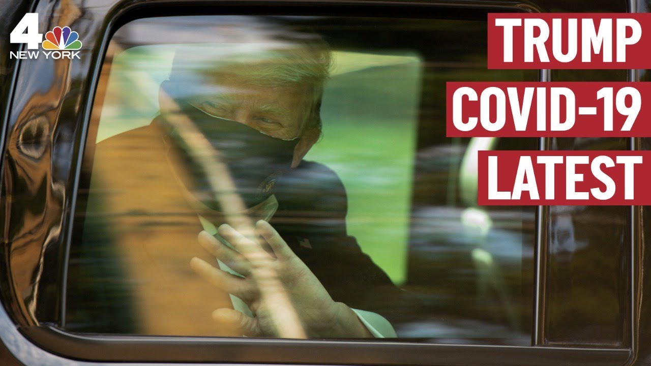 Watch Live: President Trump Leaves Walter Reed Medical Center After Coronavirus Diagnosis