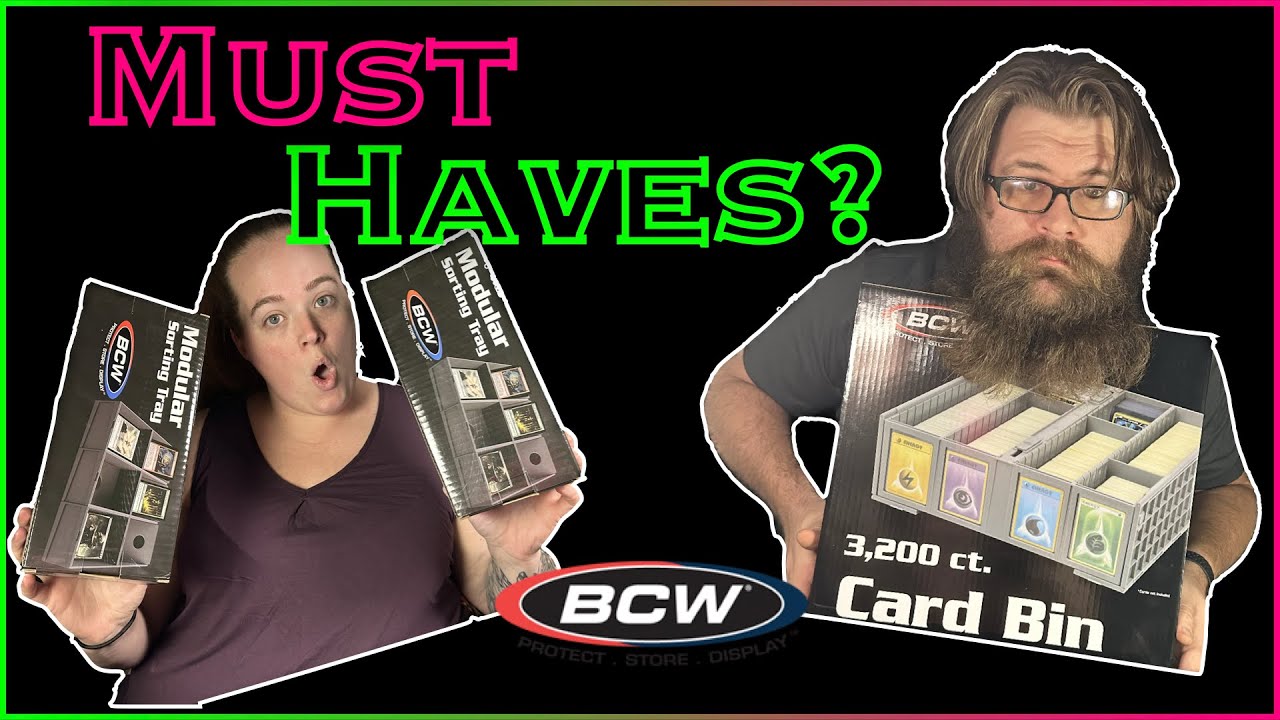 Are They Worth it? Unboxing and Review of BCW Modular Sorting Trays and 3200ct Card Bin.