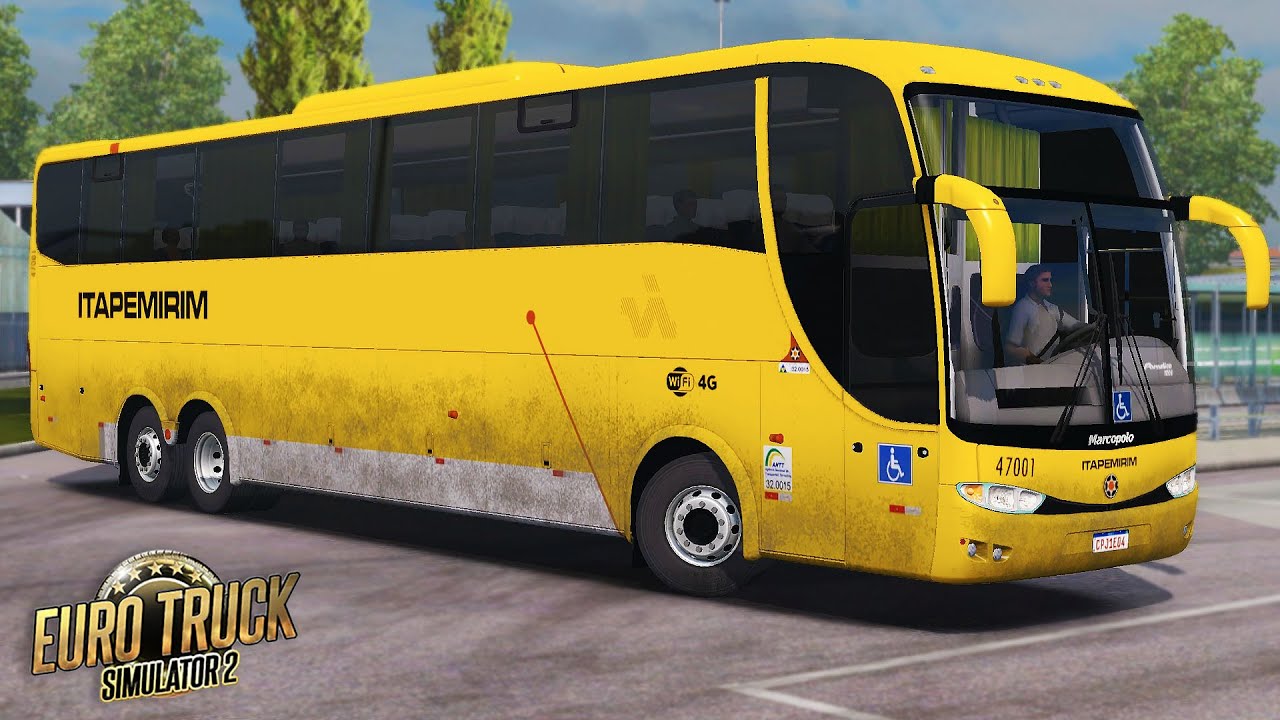 Euro Truck Simulator | Mod Bus – EAA| G6 1200 | ITAPEMIRIM | Salvador / Recife