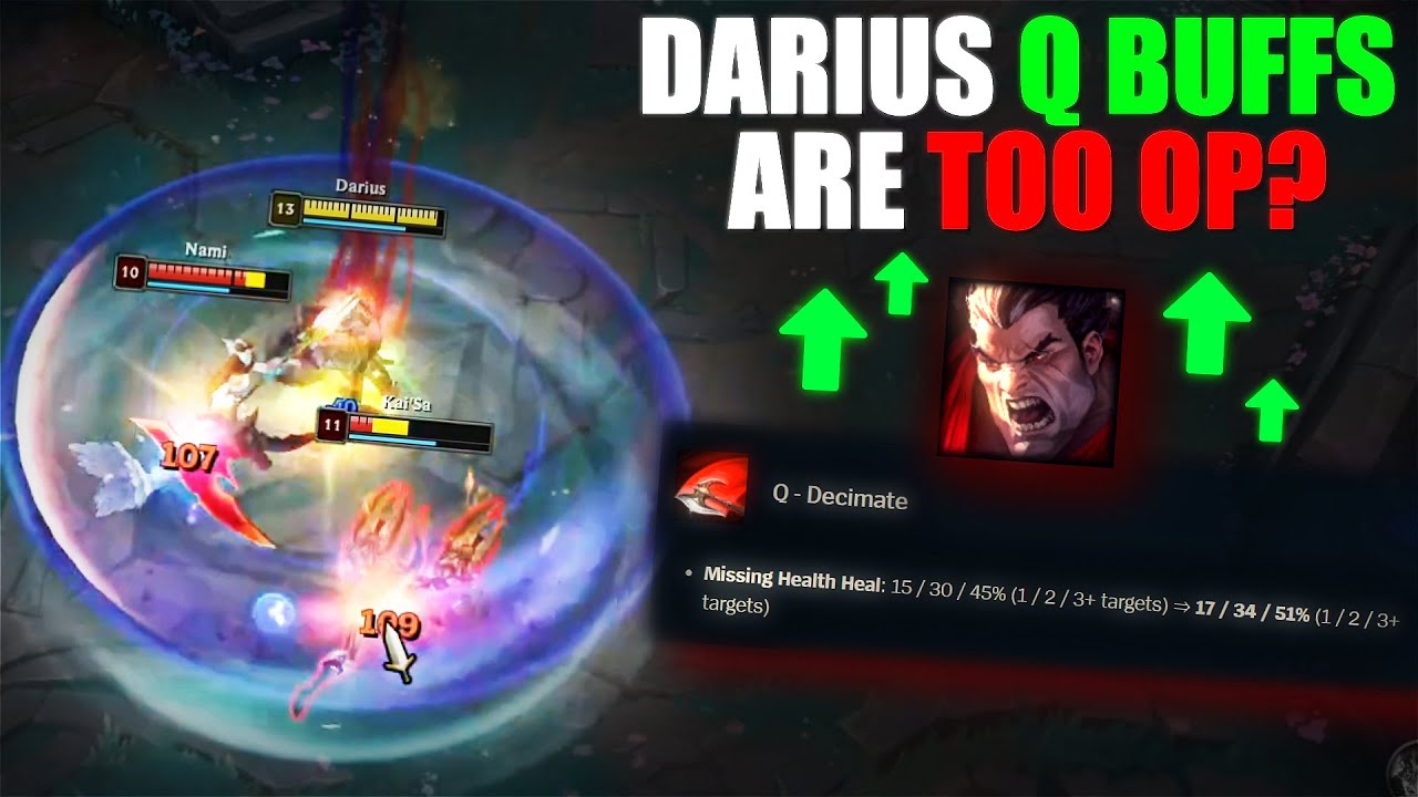 DARIUS Q BUFFS ARE TOO OP???