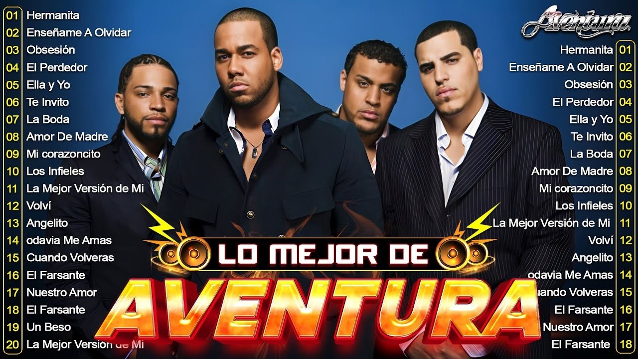 AVENTURA MIX 2026 💞 GRANDES ÉXITOS ROMÁNTICOS 💞 AVENTURA SUS MEJORES CANCIONES 💞 ALBUM COMPLETO
