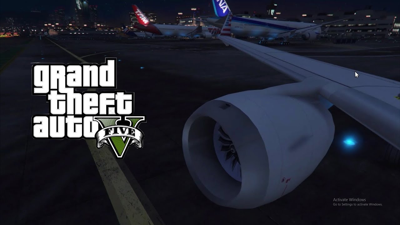 GTA 5 Boeing 737-MAX9 Takeoff From LSIA