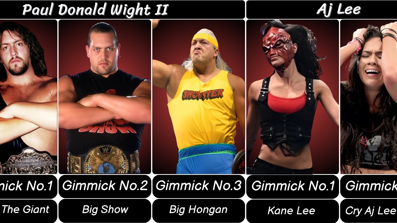WWE Wrestlers With 3 Gimmicks That Will SHOCK You