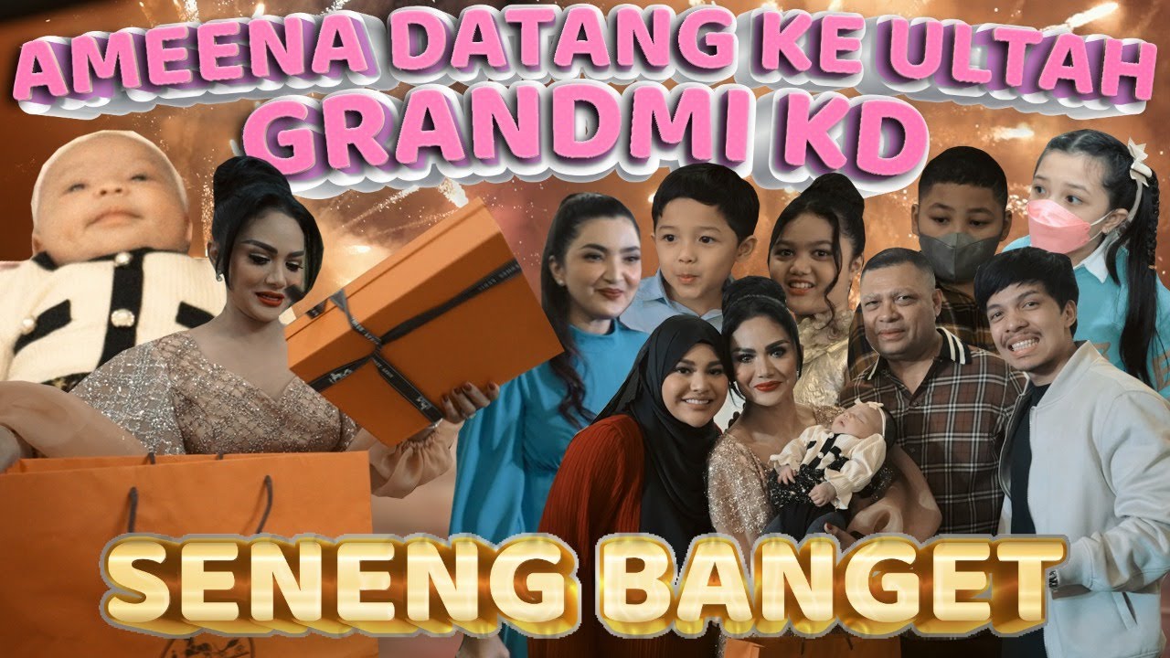 MIMI KD NANGIS, AMEENA DATANG KE ULTAH MIMI..