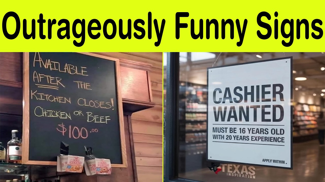 Outrageously Funny Signs That Will Leave You Crying with Laughter! || Happy Panda