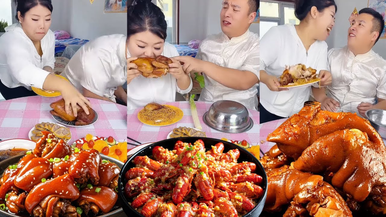 小气老公想偷吃烧鸡，媳妇直接抢过来，让他饿肚子【东北欠登哥】